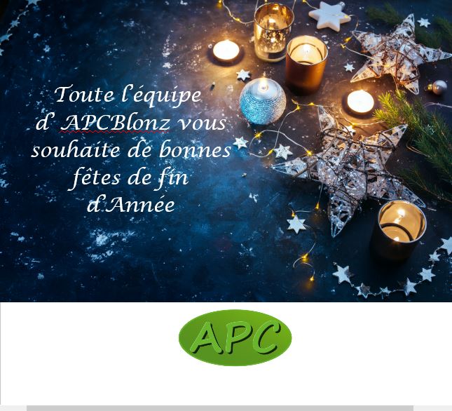 Bonnes Fêtes de fin d’Année